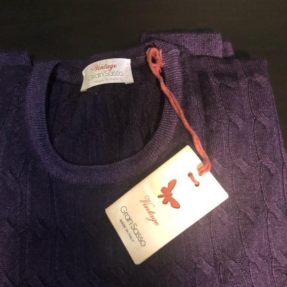 Gran Sasso Wool Sweater 56 - Picture 1 of 5